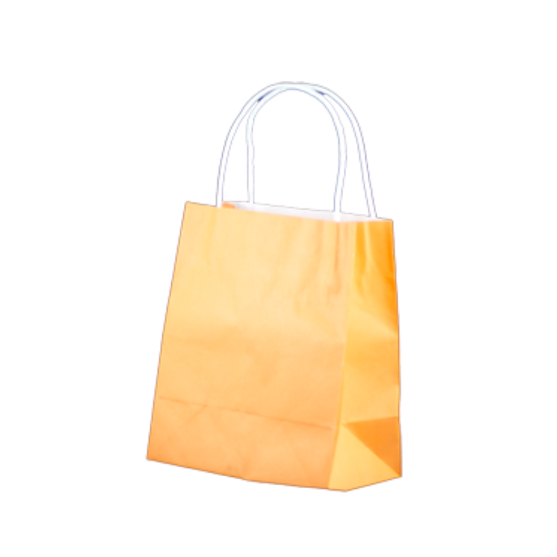 Kraft Paper Bag Orange 10pkt