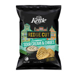 Kettle Ridge Cut European Sour Cream & Chives 45g x 18 (1 Box)