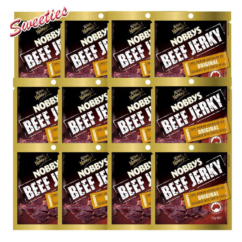 
            
                Load image into Gallery viewer, Nobbys Beef Jerky Original 25g
            
        