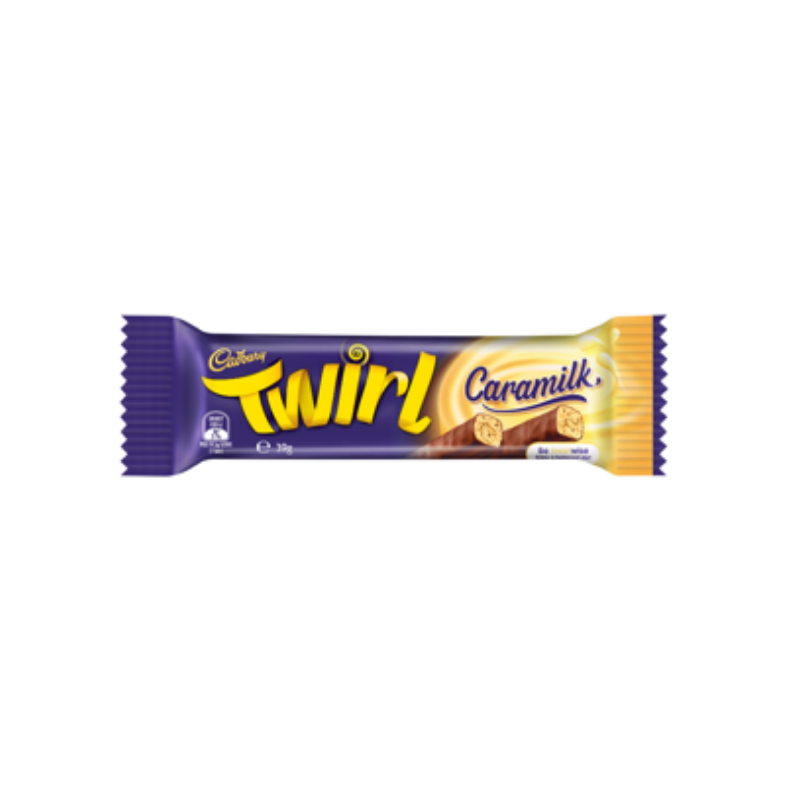 
            
                Load image into Gallery viewer, Cadbury Twirl Caramilk 39g
            
        