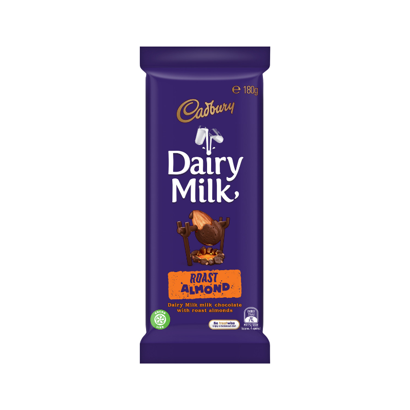 Dairy milk roast online almond