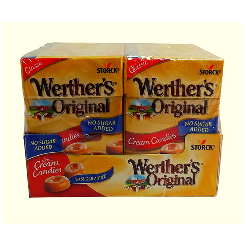Werther's Original Cream Candies Mini No Sugar Added 42g