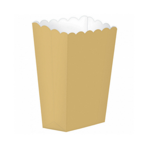 
            
                Load image into Gallery viewer, Popcorn Box Plain Gold 5pcs (13 x 9.5 cm)
            
        