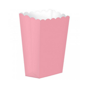 
            
                Load image into Gallery viewer, Popcorn Box Plain Pink 5pcs (13 x 9.5 cm)
            
        