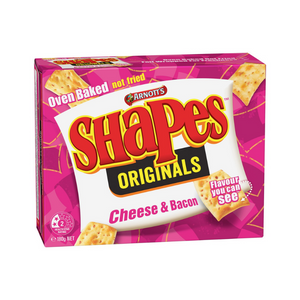 
            
                Load image into Gallery viewer, Arnott&amp;#39;s Shapes Cheese &amp;amp; Bacon 180g
            
        