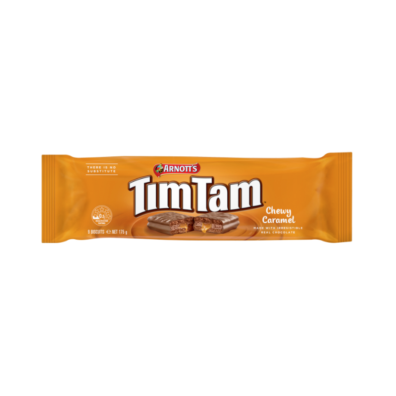 
            
                Load image into Gallery viewer, Arnott&amp;#39;s Tim Tam Chewy Caramel 175g
            
        