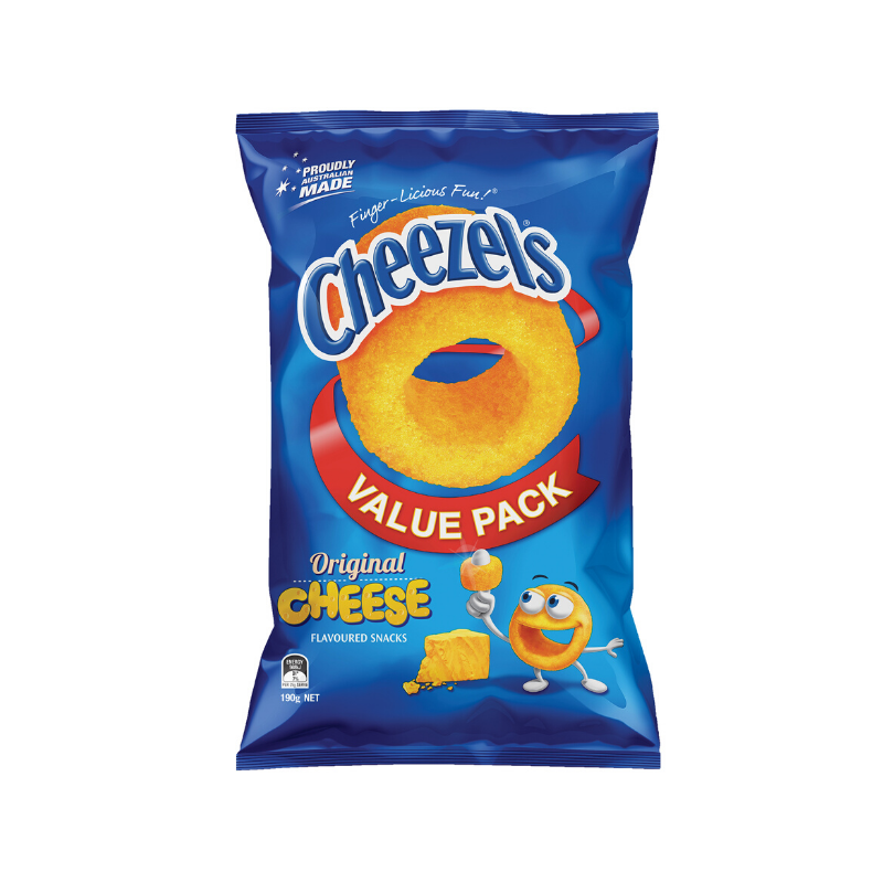 Cheezels Cheese 190g