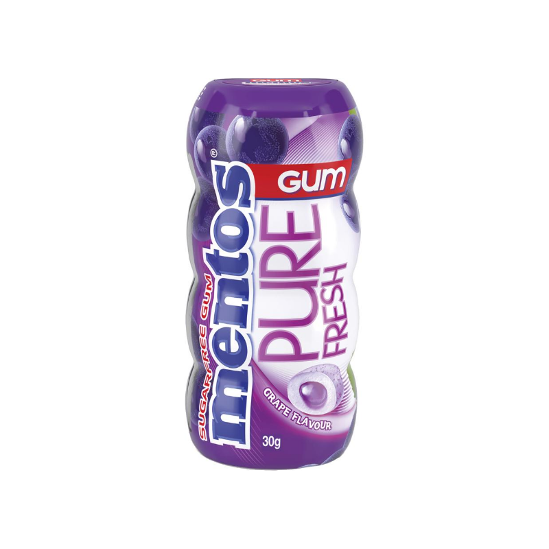 Mentos Pure Fresh Grape Gum 30g
