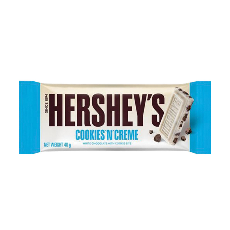 
            
                Load image into Gallery viewer, Hershey&amp;#39;s Cookies N Creme 40g
            
        