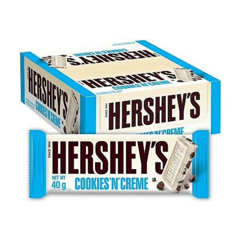 
            
                Load image into Gallery viewer, Hershey&amp;#39;s Cookies N Creme 40g
            
        