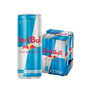 Red Bull Sugar Free 250ml 4 Pack