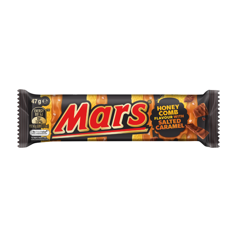 
            
                Load image into Gallery viewer, Mars Bar Honeycomb with Salted Caramel 64g
            
        