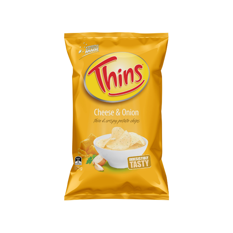cheese and onion chips coles