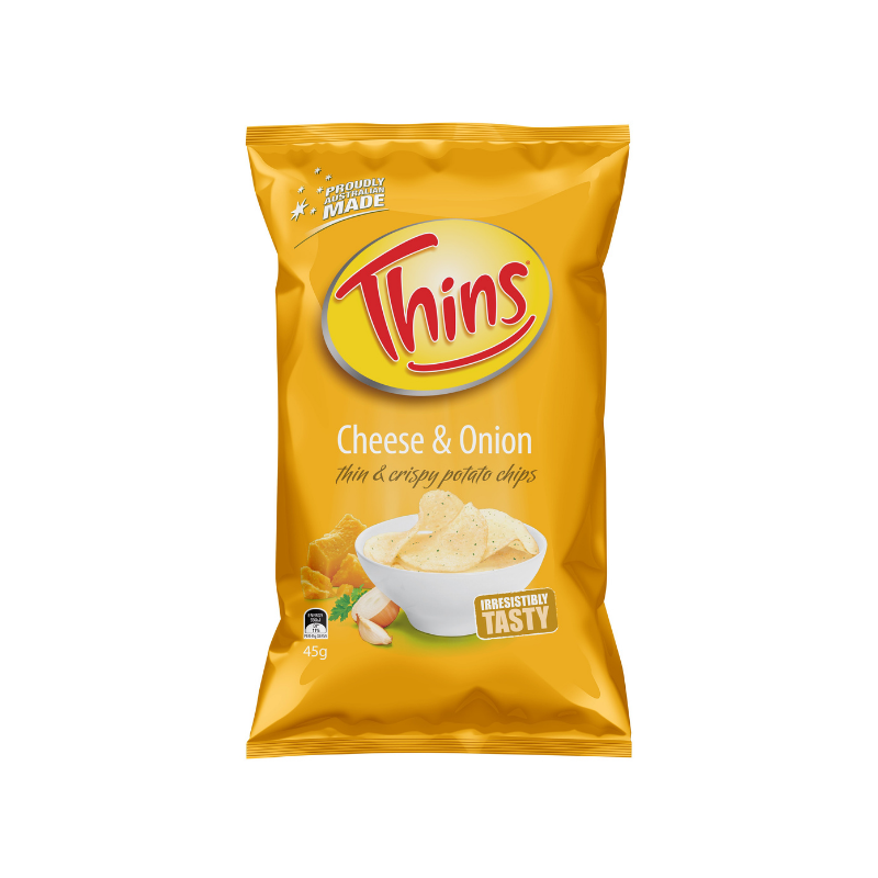 Thins Cheese & Onion 45g