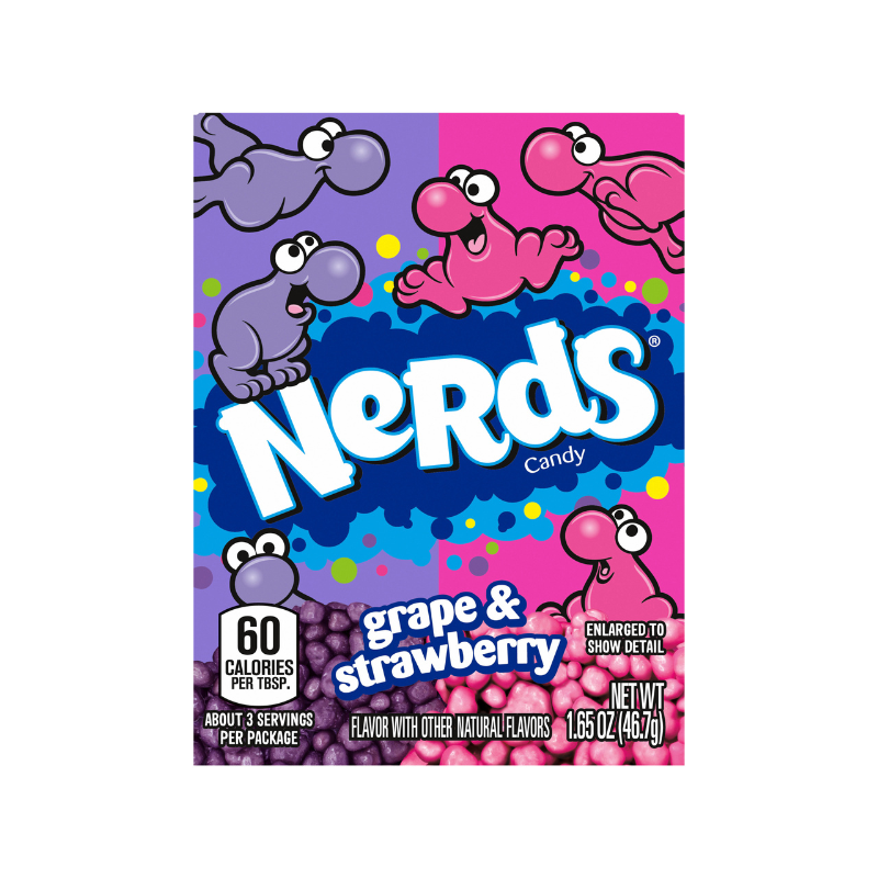 Nerds Label Nerds Grapes & Strawberry 46.7g – My Sweeties