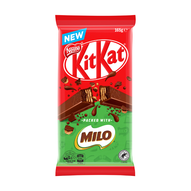 
            
                Load image into Gallery viewer, KitKat Milo Block 165g
            
        