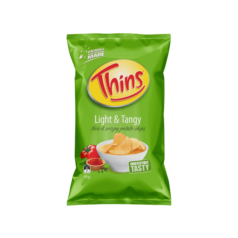 Thins Light & Tangy 45g