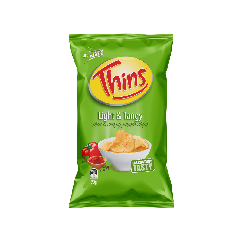 Thins Light & Tangy 90g