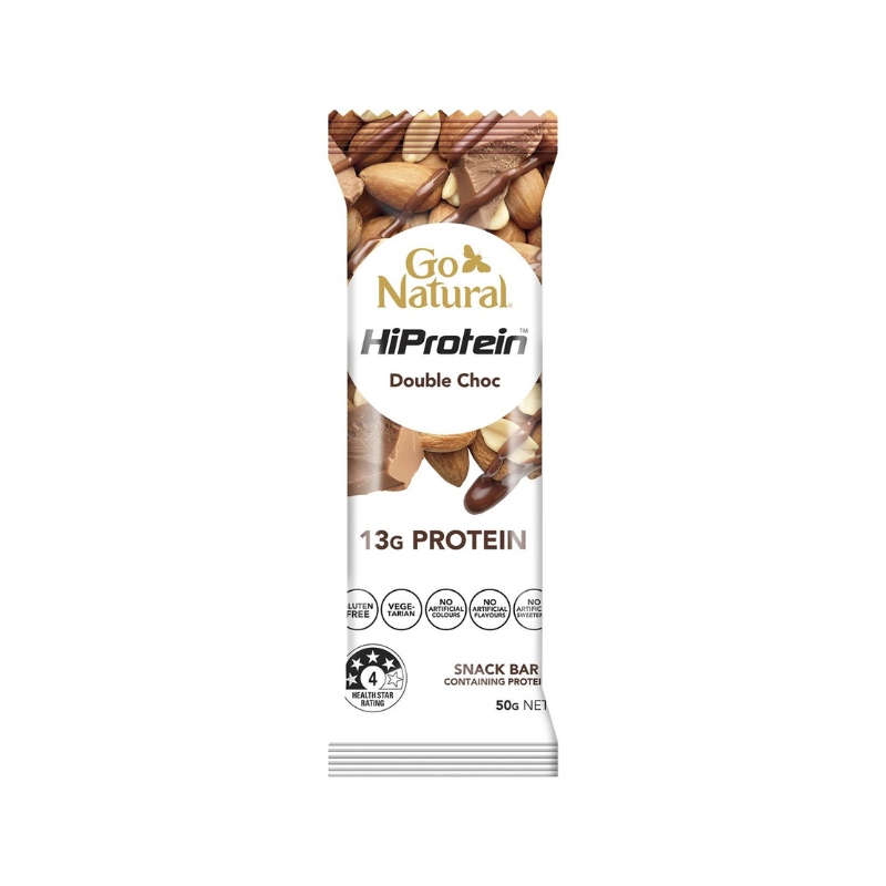 
            
                Load image into Gallery viewer, Go Natural Hi Protein Double Choc 50g
            
        