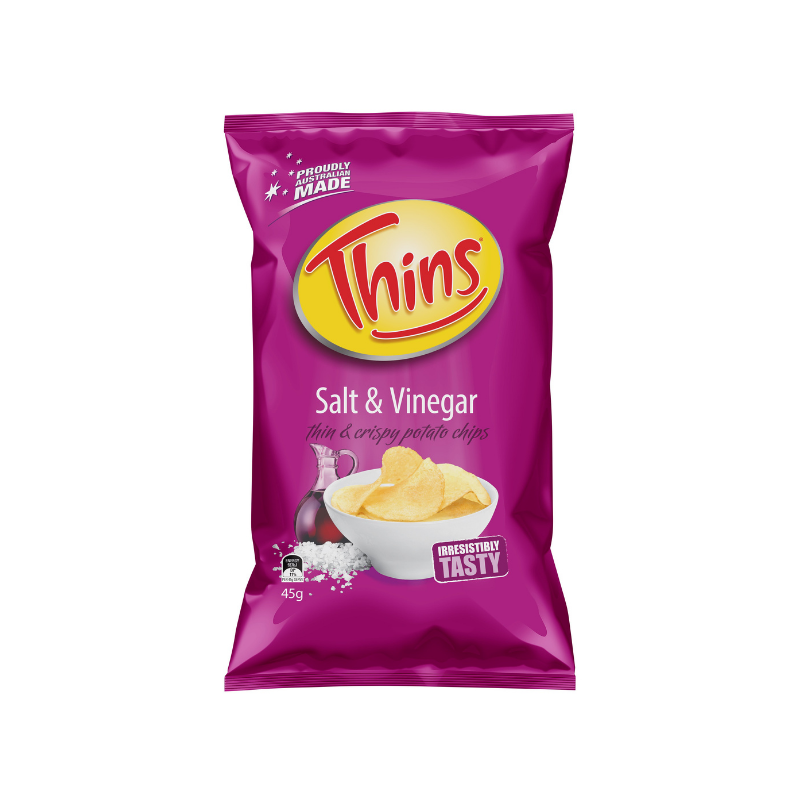 Thins Salt & Vinegar 45g