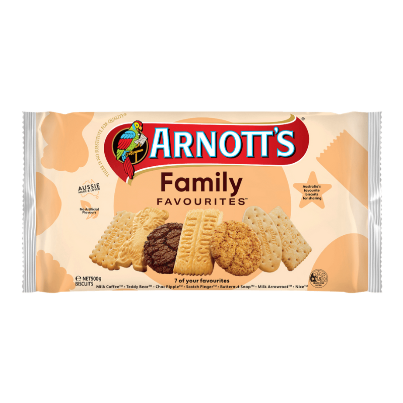 Arnott's Family Favourites 500g