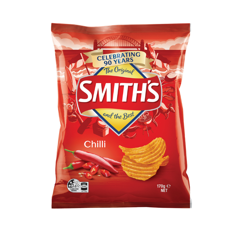 
            
                Load image into Gallery viewer, Smiths Crinkle Cut Chilli 170g
            
        