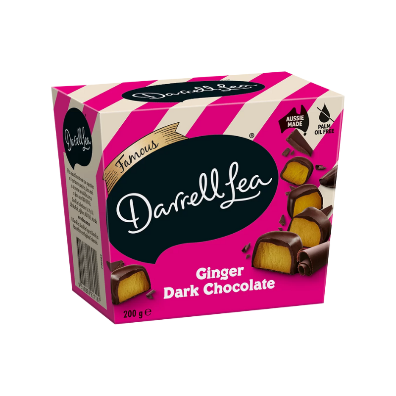 Darrell Lea Dark Chocolate Ginger 200g