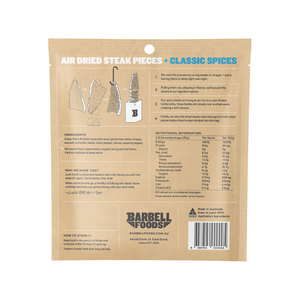 Barbell Biltong Classic Spices 70gm