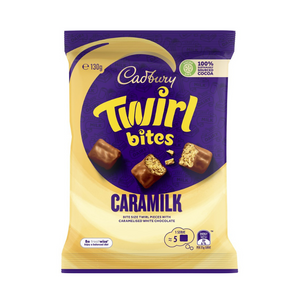 Cadbury Twirl Caramilk Bites 130g