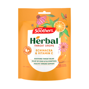 Soothers Herbal Echinacea & Vitamin C 18 Lozenges