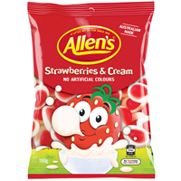 Allen's Strawberries & Cream 190g