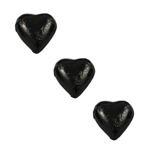 
            
                Load image into Gallery viewer, Chocolate Foil Hearts Black
            
        