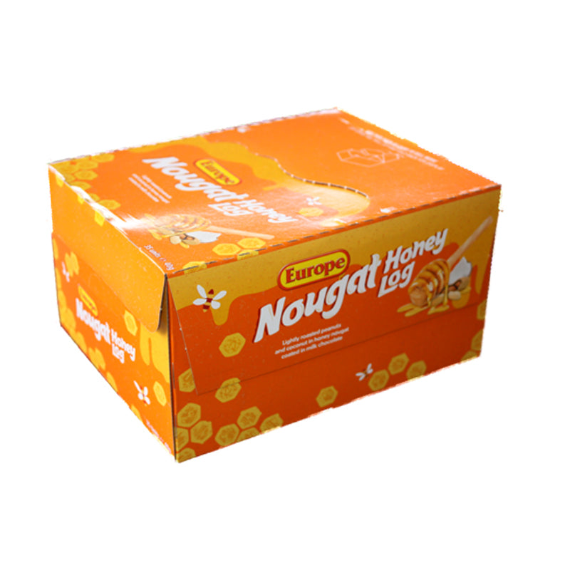 Europe Nougat Honey Log 40g – My Sweeties