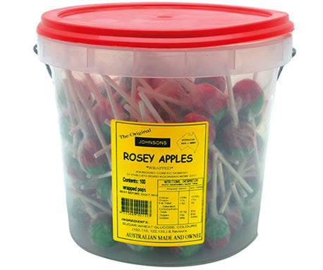 Rosey Apple Pops 16g - 100 Units