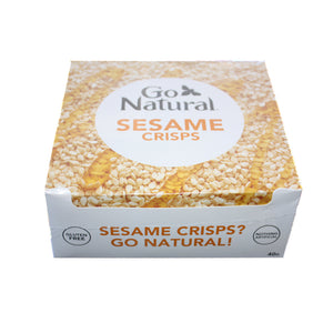 
            
                Load image into Gallery viewer, Go Natural Sesame Crisps 40g
            
        