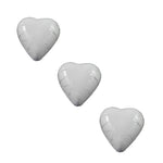 Chocolate Foil Hearts White