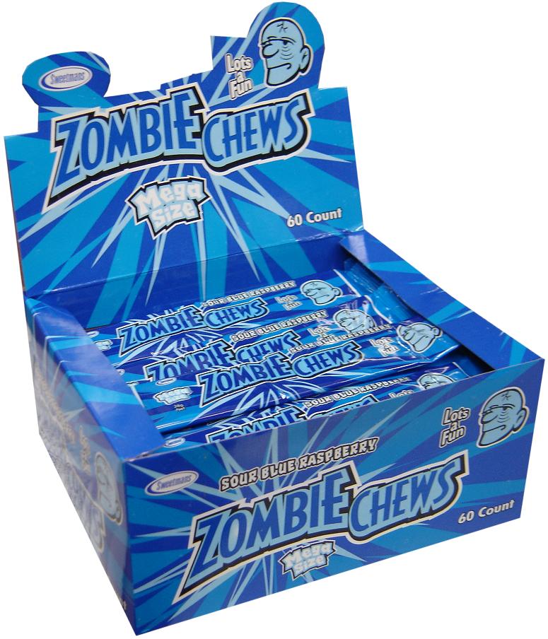 Zombie Chew Blue Raspberry 28g – My Sweeties
